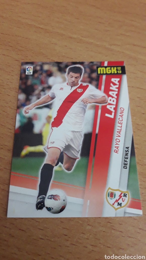 Fu&szlig;ball-Sticker: Panini megacracks 2012 2013 12 13 256 Labaka Rayo Vallecano