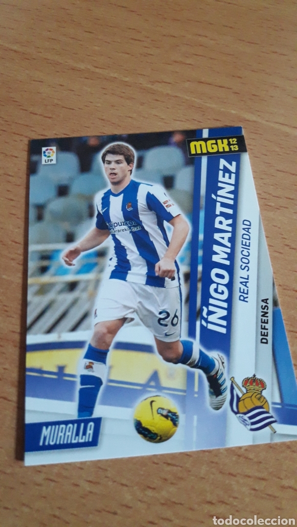 Figurine di Calcio: Panini megacracks 2012 2013 12 13 276 &Iacute;&ntilde;igo Mart&iacute;nez Real Sociedad