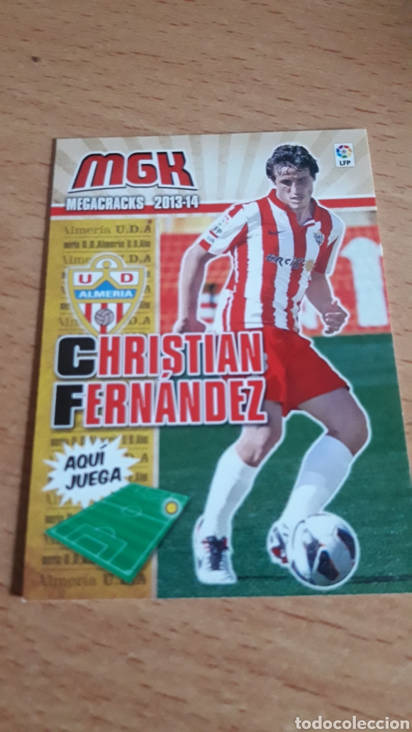 Fu&szlig;ball-Sticker: Panini megacracks 2013 2014 13 14 8 Christian Fern&aacute;ndez Almer&iacute;a