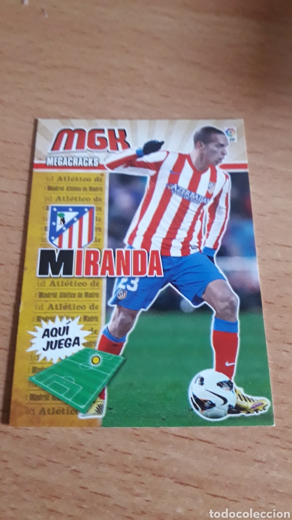 Fu&szlig;ball-Sticker: Panini megacracks 2013 2014 13 14 42 Miranda Atl&eacute;tico de Madrid
