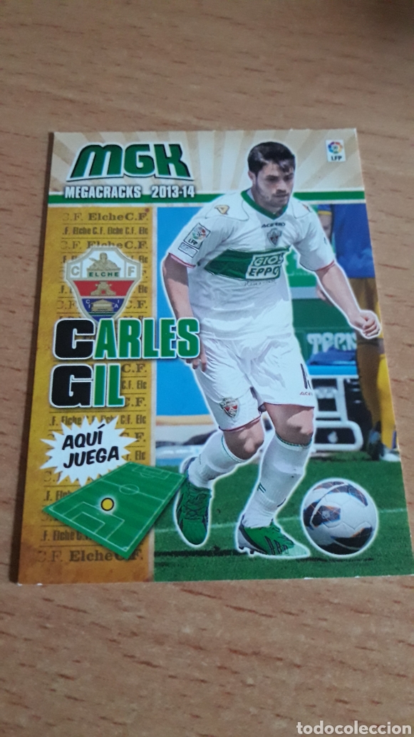 Figurine di Calcio: Panini megacracks 2013 2014 13 14 123 Carles Gil Elche