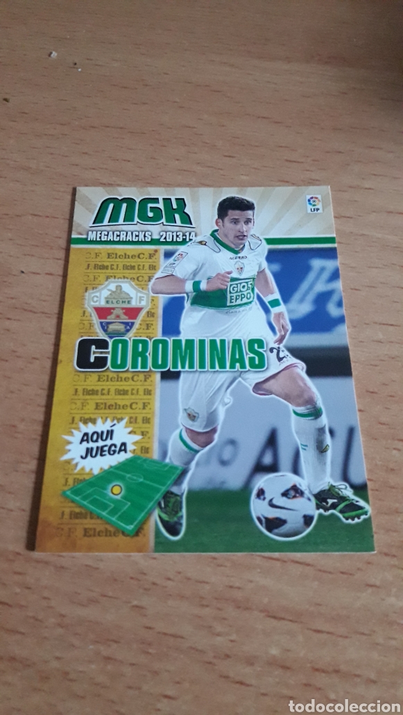 Fu&szlig;ball-Sticker: Panini megacracks 2013 2014 13 14 124 Corominas Elche