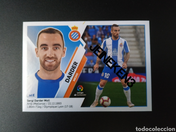 Cromos de f&uacute;tbol: Este 2019/20 10 Darder Espanyol - Foto 1