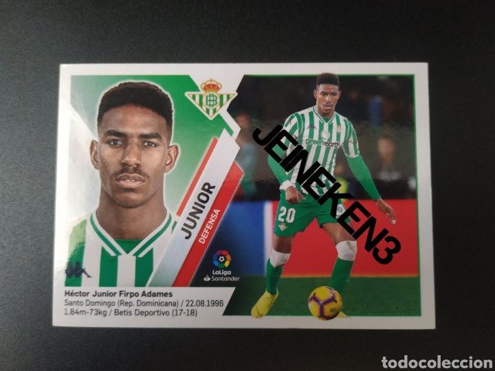 Cromos de f&uacute;tbol: Este 2019/20 8 Junior (Baja) Betis - Foto 1