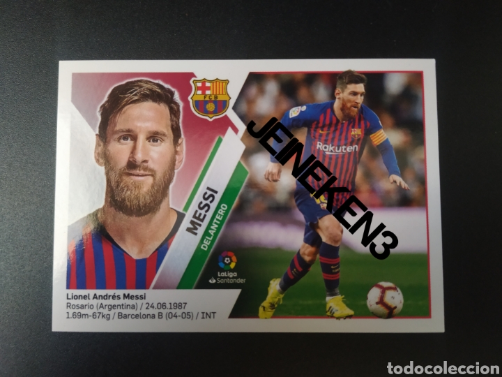 Cromos de f&uacute;tbol: Este 2019/20 14 Messi Barcelona - Foto 1