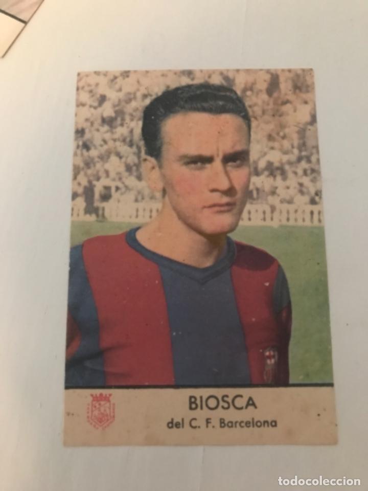 Cromos de f&uacute;tbol: Biosca - Foto 1