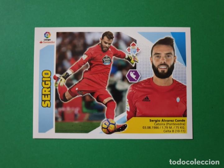 Cromos de f&uacute;tbol: 1 SERGIO - CELTA - EDICIONES ESTE 2017-18 - 17/18 (NUEVO) - Foto 1