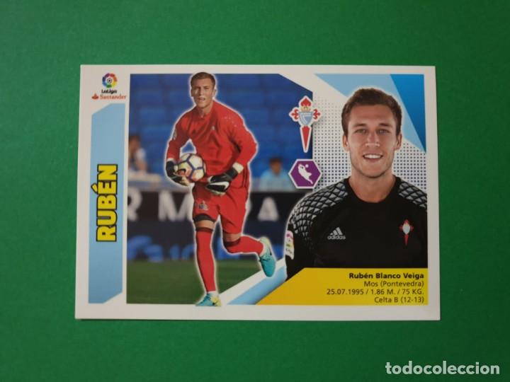 Cromos de f&uacute;tbol: 2 RUB&Eacute;N - CELTA - EDICIONES ESTE 2017-18 - 17/18 (NUEVO) - Foto 1