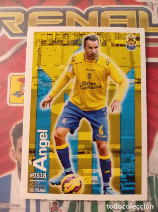 Cromos de f&uacute;tbol: 518 ANGEL LAS PALMAS MUNDICROMO FICHAS QUIZ LIGA 2015 2016 15 16