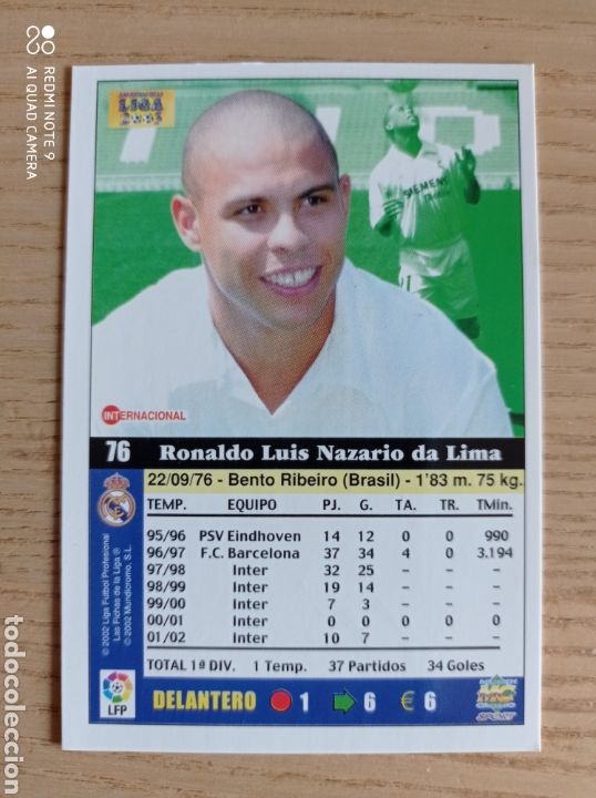 Carte Ivan Helguera N°40 – Mundicromo 2006, Real Madrid, Ligue Espagnole