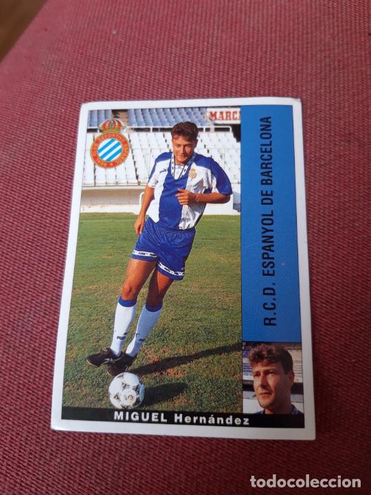 Cromos de Futebol: Miguel espa&ntilde;ol 96 95 1996 1995 sin pegar panini