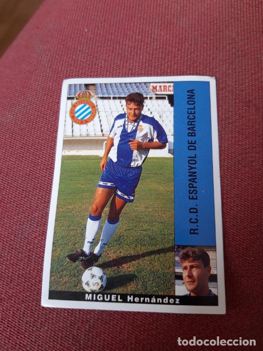 Cromos de Futebol: Miguel espa&ntilde;ol 96 95 1996 1995 sin pegar panini