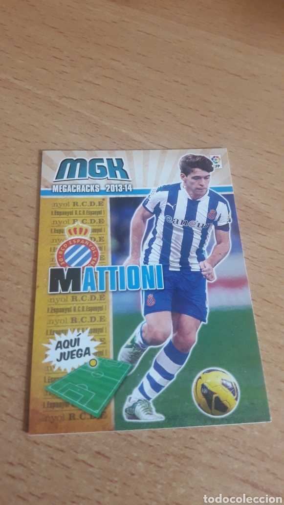 Fu&szlig;ball-Sticker: Panini megacracks 2013 2014 13 14 130 Mattioni Espanyol