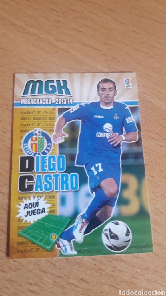 Figurine di Calcio: Panini megacracks 2013 2014 13 14 160 Diego Castro Getafe