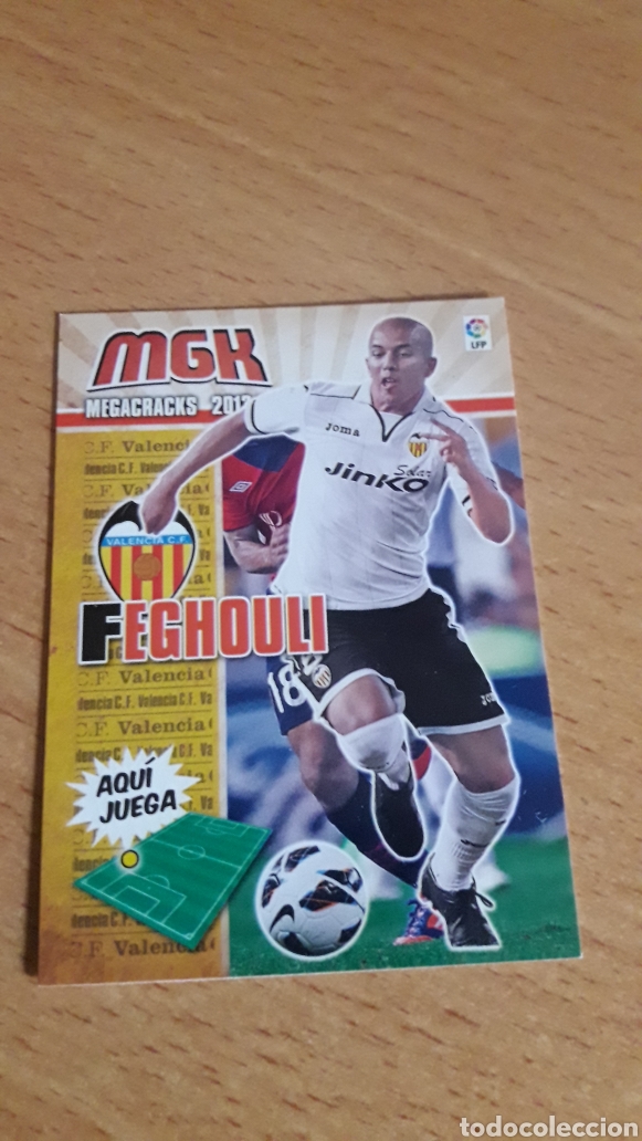 Fu&szlig;ball-Sticker: Panini megacracks 2013 2014 13 14 321 Feghouli Valencia