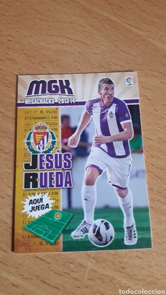 Fu&szlig;ball-Sticker: Panini megacracks 2013 2014 13 14 330 Jes&uacute;s Rueda Real Valladolid