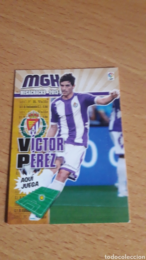 Figurine di Calcio: Panini megacracks 2013 2014 13 14 336 V&iacute;ctor P&eacute;rez Real Valladolid