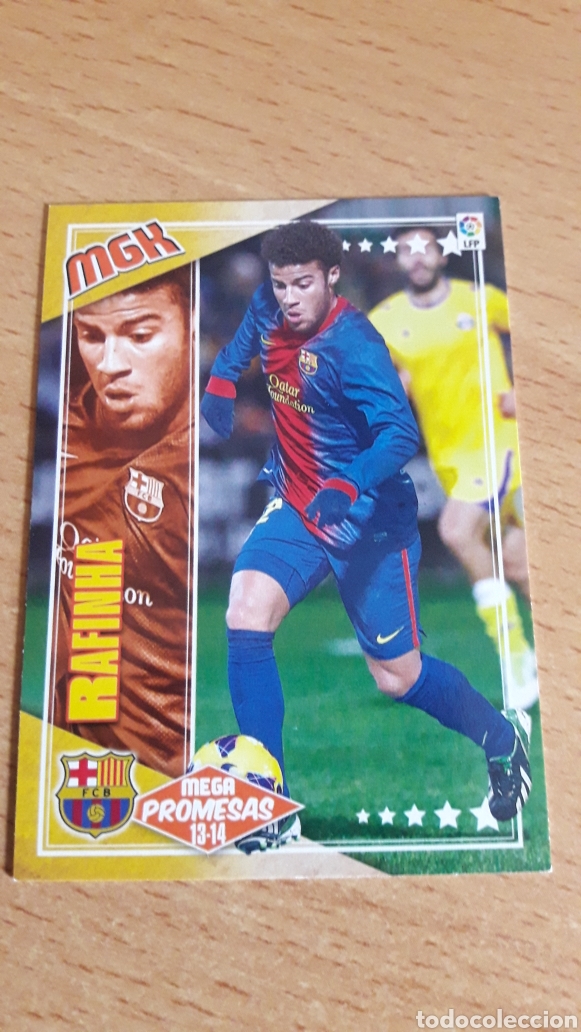 Figurine di Calcio: Panini megacracks 2013 2014 13 14 409 Rafinha Barcelona megapromesas