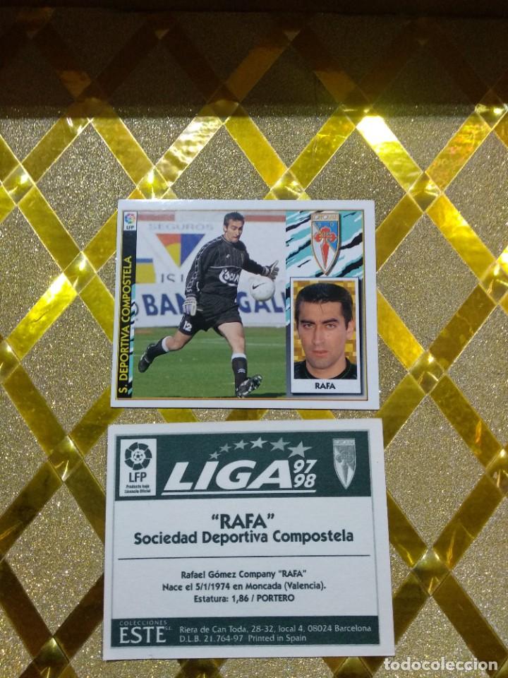 Figurine di Calcio: CROMO DE FUTBOL RAFA COMPOSTELA LIGA 1997 1998 ESTE 97/98 *