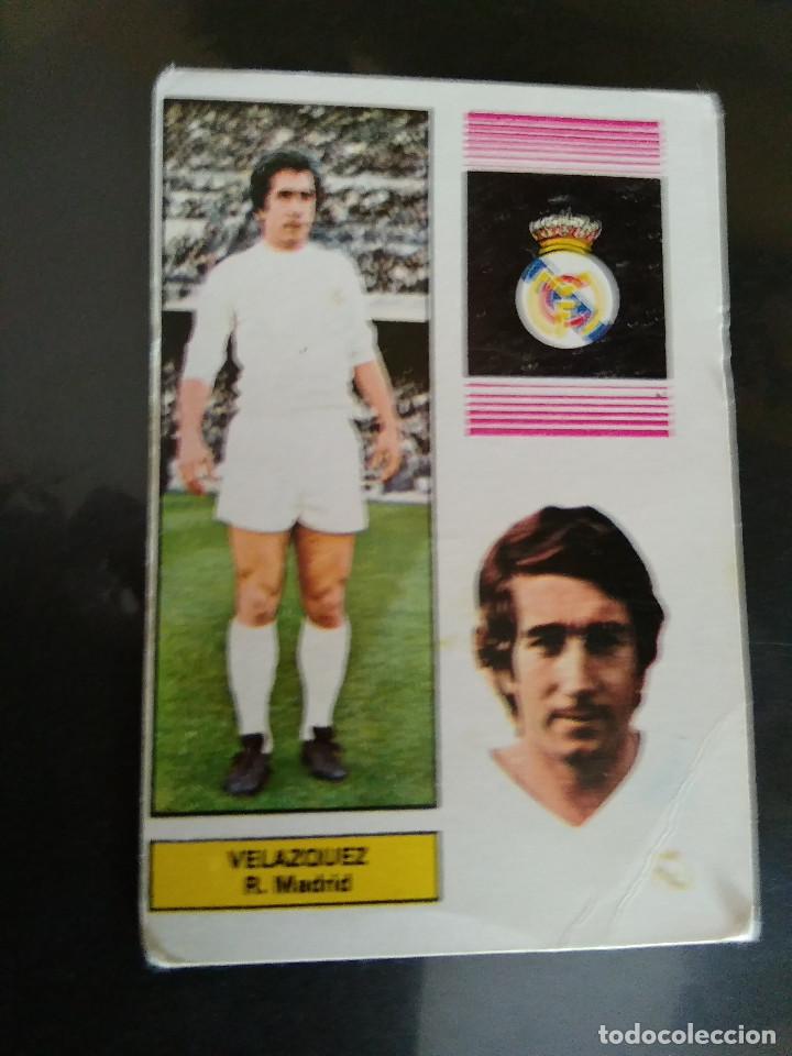 Cromos de f&uacute;tbol: VELAZQUEZ - Foto 1