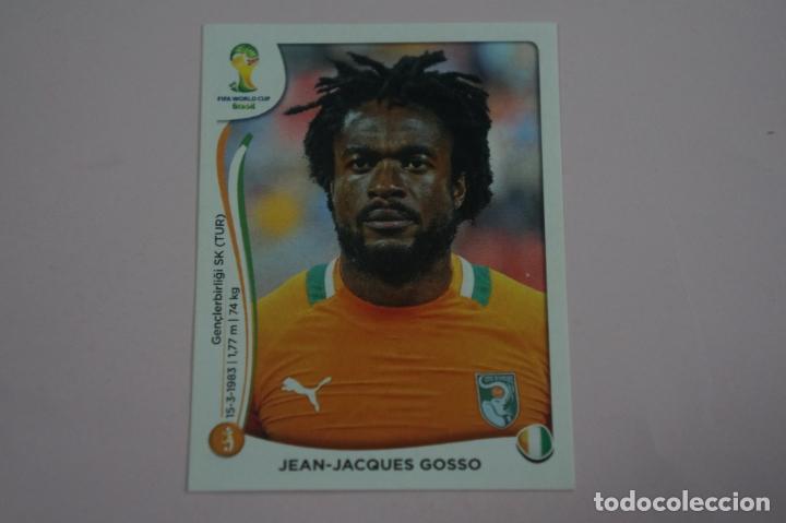 Fu&szlig;ball-Sticker: CROMO DE FUTBOL JEAN JACQUES GOSSO DE COSTA DE MARFIL SIN PEGAR N&ordm; 233 MUNDIAL BRASIL 2014 DE PANINI