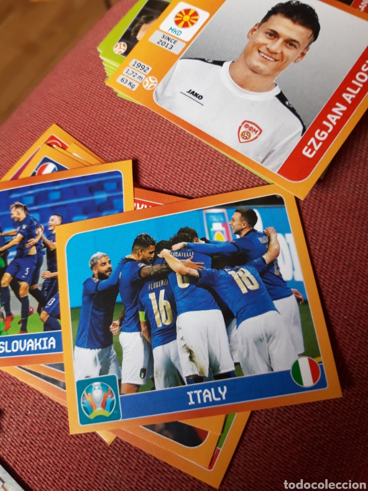 Football Stickers: 7 Italia equipo Euro 2020 20 tournamemt edition trading card football