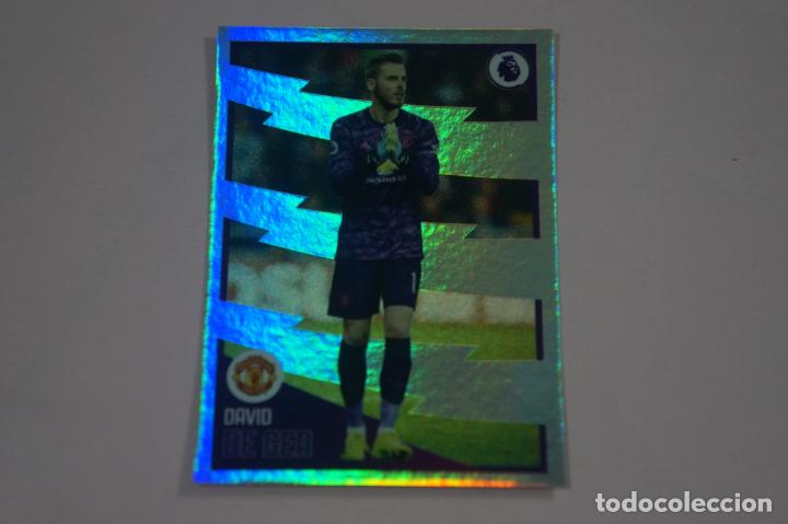 Football Stickers: CROMO DE FUTBOL DE GEA DEL MANCHESTER U. SIN PEGAR N&ordm; 402 PREMIER LEAGUE FOOTBALL 2020 DE PANINI