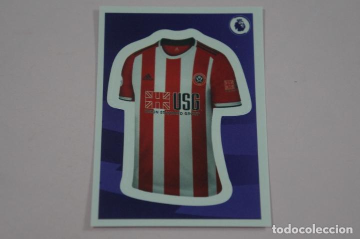 Football Stickers: CROMO DE FUTBOL EQUIPACION DEL SHEFFIELD U. SIN PEGAR N&ordm; 487 PREMIER LEAGUE FOOTBALL 2020 DE PANINI