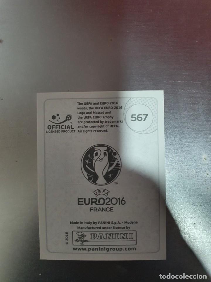 Cromos de f&uacute;tbol: Cromo panini, ibrahimovic, eurocopa 2016. - Foto 2