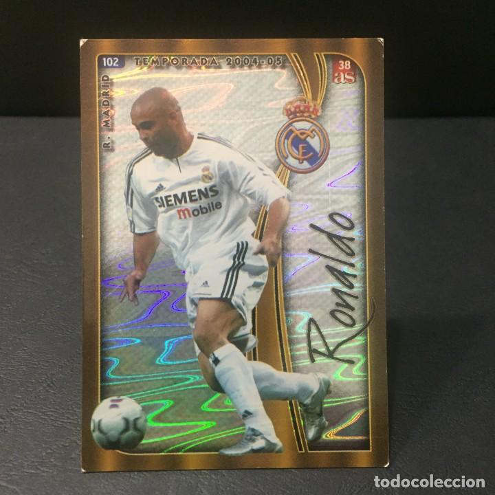 ronaldo nazario real madrid nº 102, fichas mund - Buy Collectible