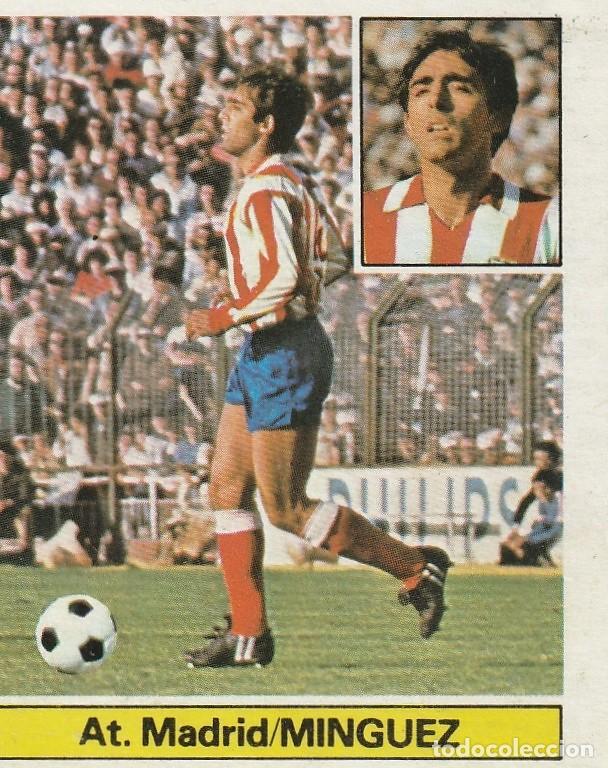 Cromos de f&uacute;tbol: ESTE 81-82 M&Iacute;NGUEZ. RECUPERADO. - Foto 1