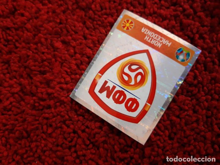Cromos de F&uacute;tbol: 289 ESCUDO Macedonia Euro 2020 20 tournamemt edition trading card football