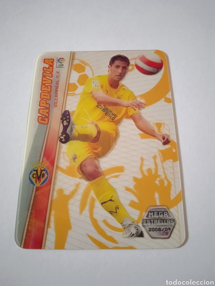 Cromos de f&uacute;tbol: Cromo de Capdevila MGK 08-09 - Foto 2