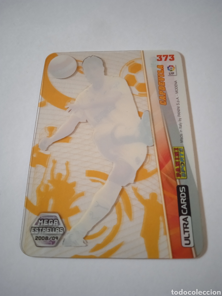 Cromos de f&uacute;tbol: Cromo de Capdevila MGK 08-09 - Foto 4