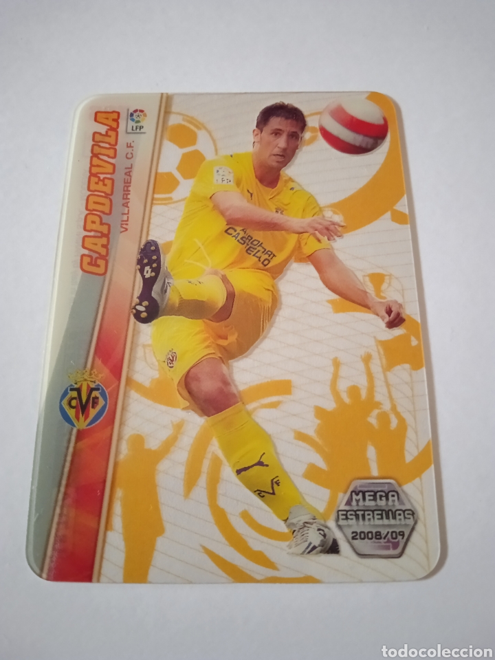 Cromos de f&uacute;tbol: Cromo de Capdevila MGK 08-09 - Foto 1