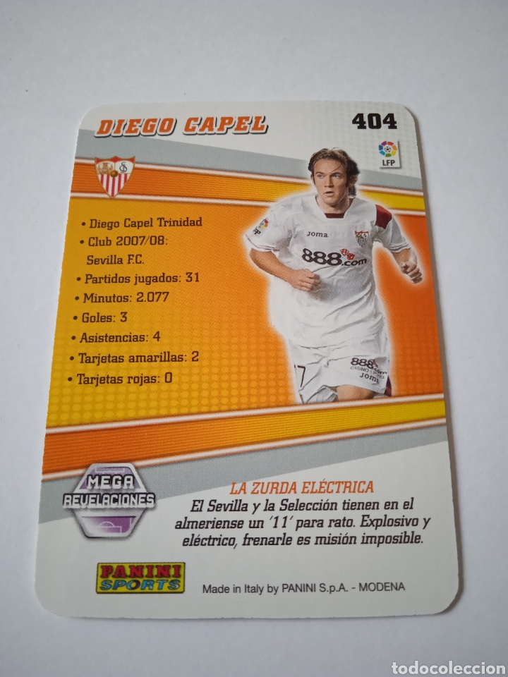 Cromos de f&uacute;tbol: Cromo de Capel MEGACRACKS 08-09 - Foto 3