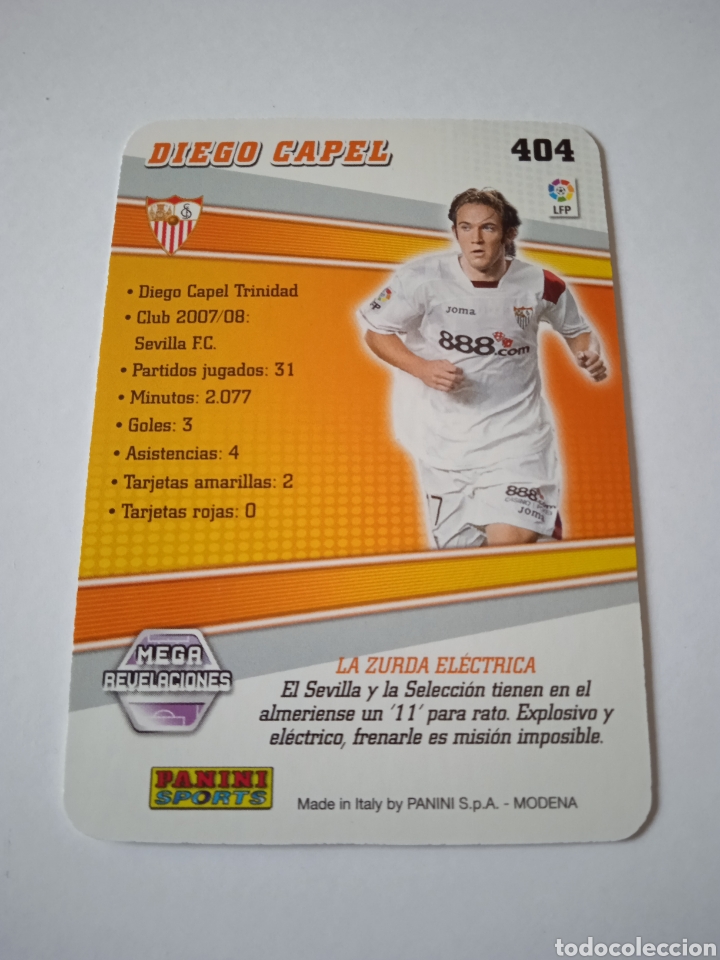 Cromos de f&uacute;tbol: Cromo de Capel MEGACRACKS 08-09 - Foto 4