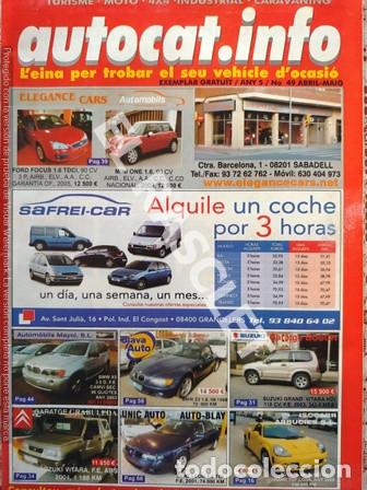 Cromos de Futebol: ANTIG&Uuml;A REVISTA - AUTO CAT.INFO - N&ordm; 49