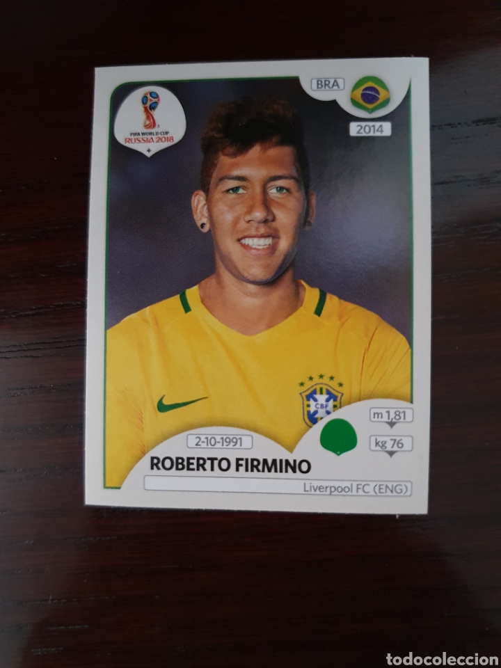 Cromos de f&uacute;tbol: Firmino, Brasil - Foto 1
