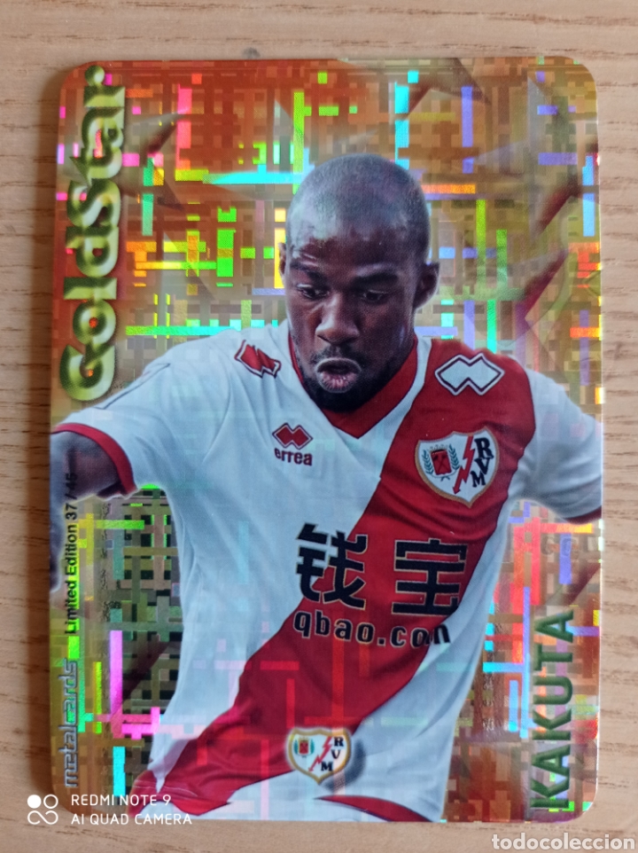 Cromos de F&uacute;tbol: M F&Uacute;TBOL CROMO N&ordm; 37/45 KAKUTA GOLDSTAR TETRIS RAYO VALLECANO MUNDICROMO 2014 2015