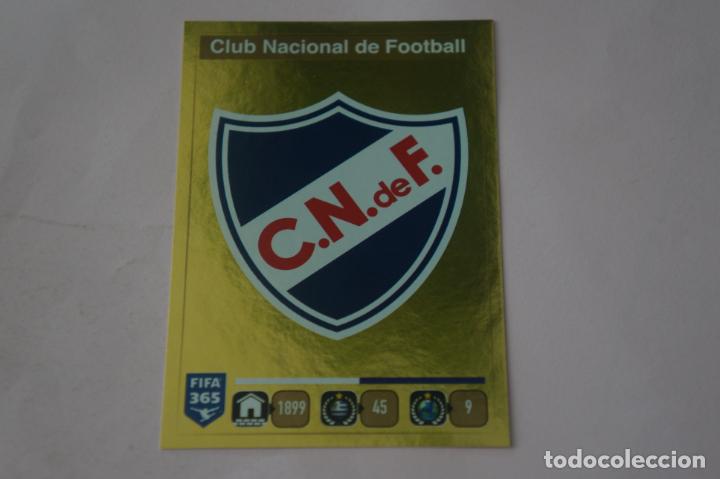 Cromos de F&uacute;tbol: ESCUDO DEL CLUB NACIONAL DE FOOTBALL URUGUAY SIN PEGAR N&ordm; 791 FIFA 365 2015-2016 DE PANINI