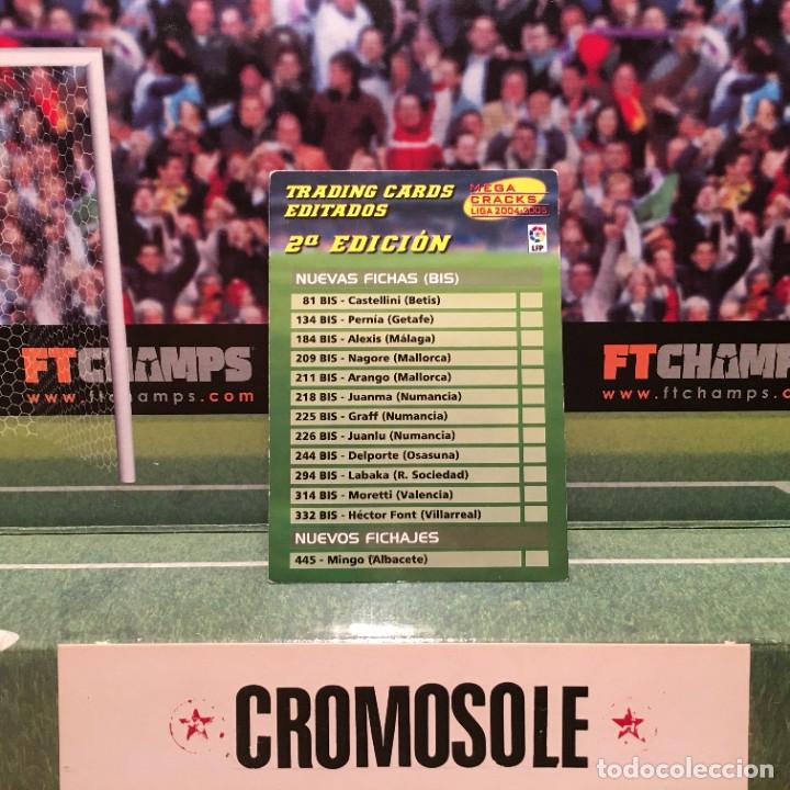Cromos de f&uacute;tbol: CROMO MEGACRACKS 2004 2005 04 05 TRADING CARDS EDITADOS *2 EDICION*