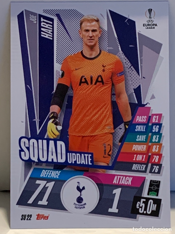 Cromos de f&uacute;tbol: Hart Tottenham Squad Update Match Attax Extra 2021 Topps - Foto 1