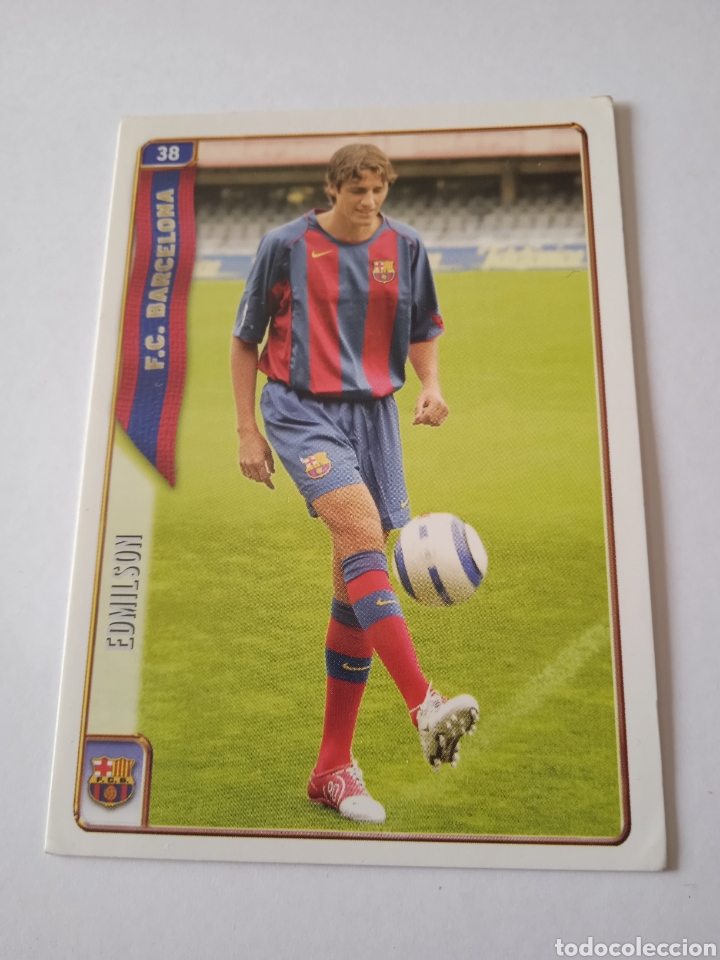 Cromos de f&uacute;tbol: Cromo de Edmilson Rookie MC 2005 - Foto 2