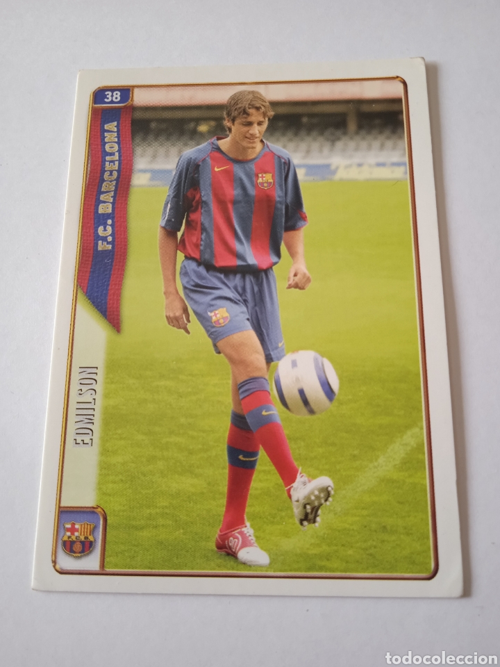 Cromos de f&uacute;tbol: Cromo de Edmilson Rookie MC 2005 - Foto 1