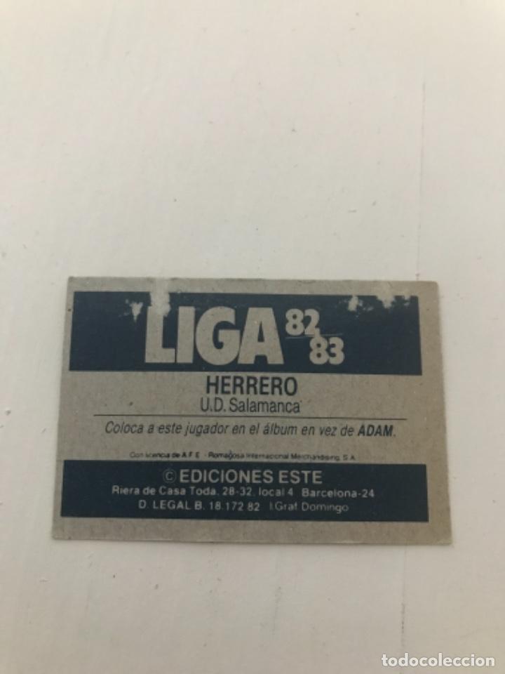 Cromos de f&uacute;tbol: Herrero - Foto 2