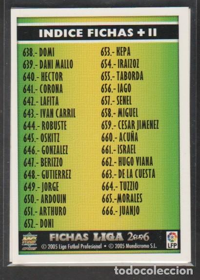 Cromos de f&uacute;tbol: MUNDICROMO 05/06 XII EDICION 637 2005 2006