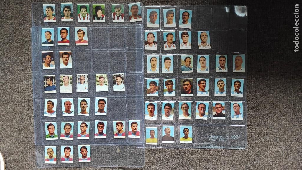 Cromos de F&uacute;tbol: Lote 57 cromos futbol . Editorial desconocida. 1969.