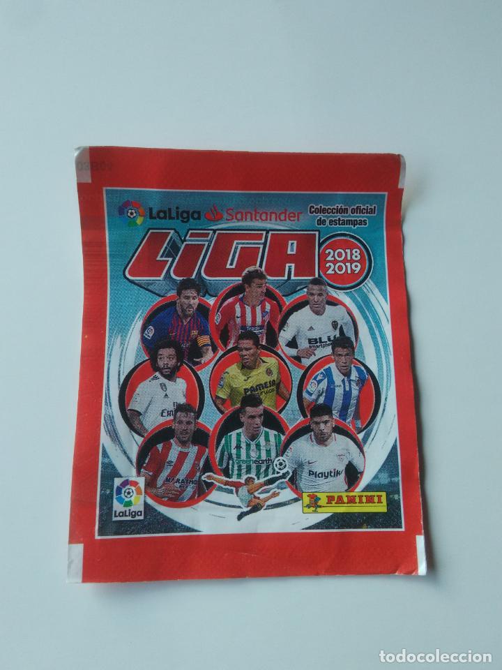 Cromos de F&uacute;tbol: SOBRE CROMOS VAC&Iacute;O LIGA 2018-2019 PANINI 18-19 VERSI&Oacute;N AMERICANA MESSI GRIEZMANN LO CELSO RODRIGO