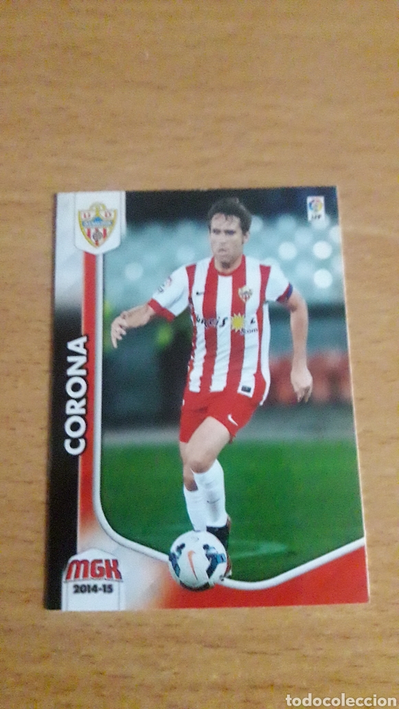 Cromos de Futebol: Panini megacracks 2014 2015 14 15 12 Corona Almer&iacute;a